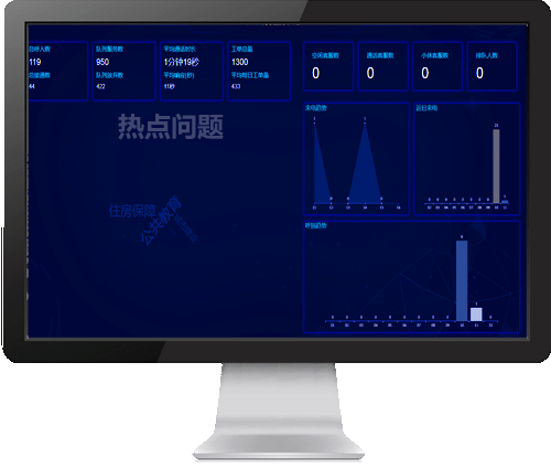 座席管理系统大屏幕视图 座席管理系统大屏幕视图